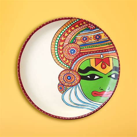 Buy Kathakali Wall Plate Online On Zwende