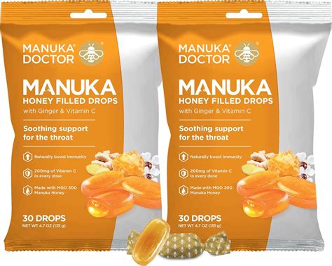 Amazon.com : Manuka Doctor Cough Drops, Manuka Middles, 30 Drops (Pack ...