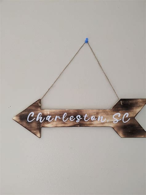 Hanging Charleston Arrow - Etsy