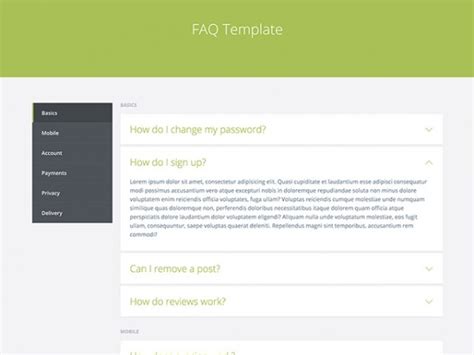 FAQ Template.html 的图像结果