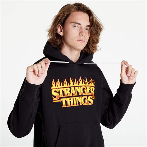 Hoodies and sweatshirts Champion x Stranger Things Hoodie Black (217780 ...