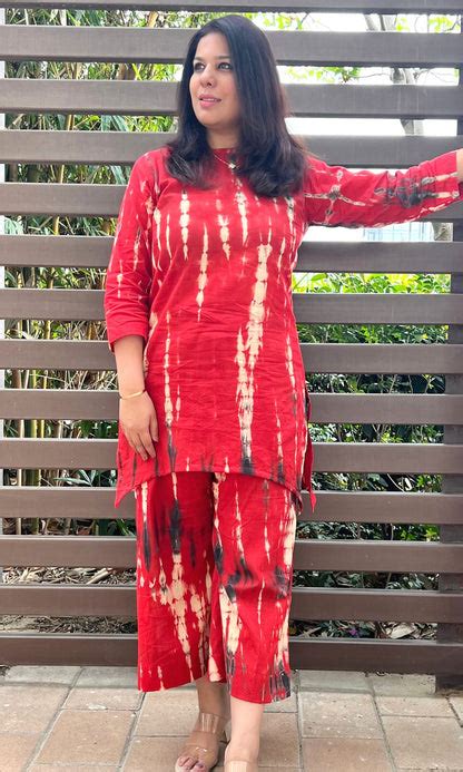 Cotton Mul Tie and Dye Coord Set – Baareeki