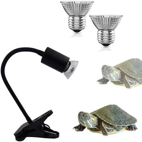 JAINSONS PET PRODUCTS Blue Pet Reptile Heat Lamp - 50W UVA/UVB Turtle ...
