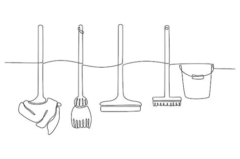 Image result for Cleaning Tools Drawing