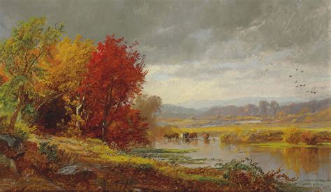 Jasper Francis Cropsey (1823-1900) | October | 19th Century, Paintings ...