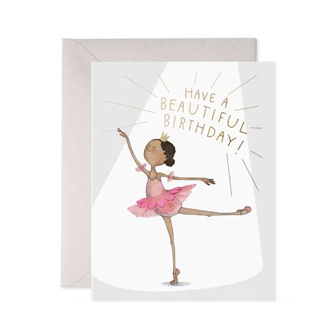 Birthday Card | Ballerina | E.Frances Paper