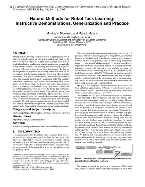 Image result for Robot Learning Methods