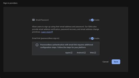 Flutter Firebase Authentication 的图像结果