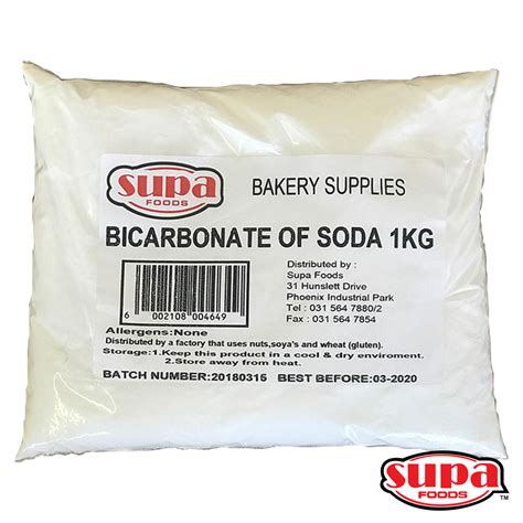 Bicarbonate of Soda - 1kg or 5kg | SupafoodsBaking
