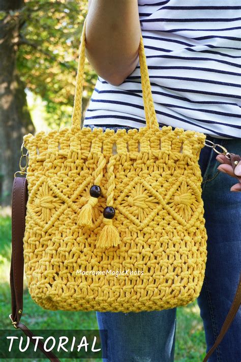 Image result for Macrame Tutorial for Bags