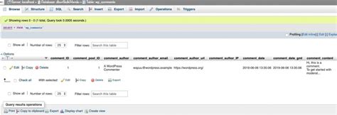 Image result for PHPMyAdmin Database Management