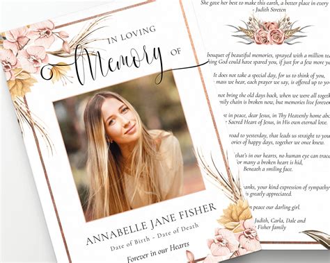 Image result for Funeral Program Poems