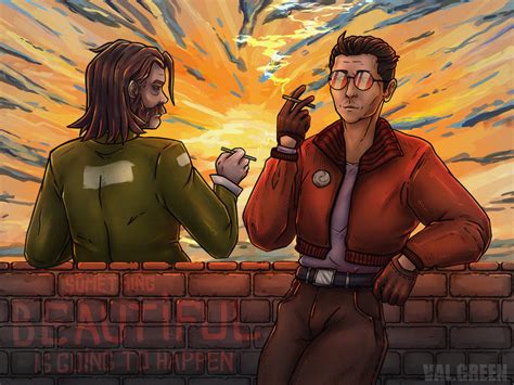 Kim Kitsuragi (Ким Кицураги) :: Harrier Du Bois (Гарри Дюбуа) :: Disco ...