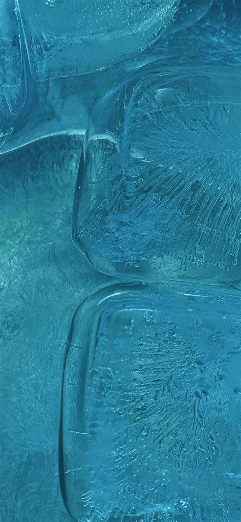 Download Light Blue Phone Ice Cubes Wallpaper | Wallpapers.com