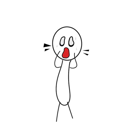 惊恐简笔画 的图像结果