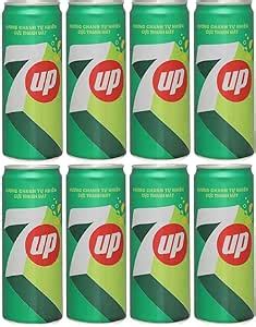 7 up Lemon Lime Refreshing Soft Drink Each 320ml (Pack Of 8) : Amazon ...