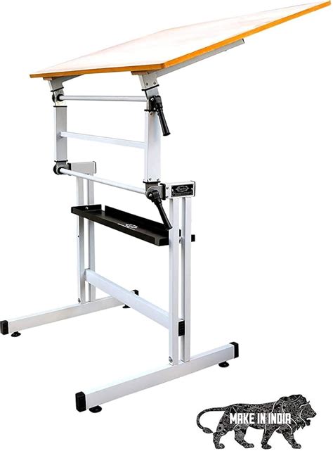 POPULAR Genius2010 Multipurpose Table (Wooden Drawing Board with Stand ...