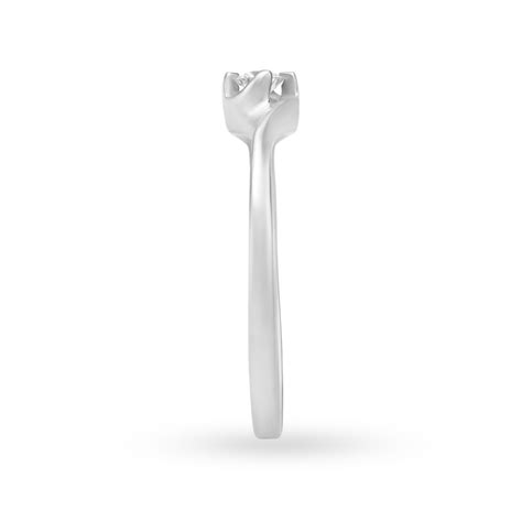 Symphonic 950 Karat Platinum And White Gold Finger Ring