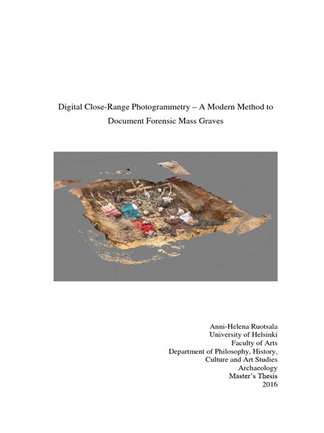 Digital Photogrammetry 的图像结果