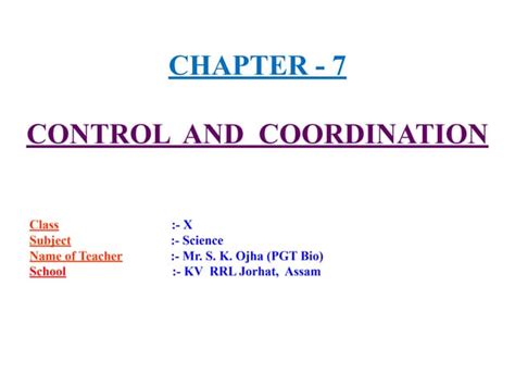 Image result for Control and Coordination Class 12