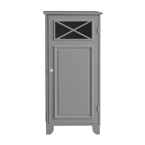 Teamson Home Dawson 15-in x 32-in x 13-in Gray Freestanding Linen ...