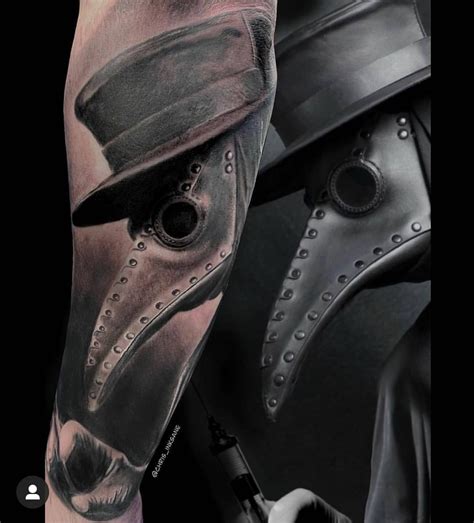 Plague doctor tattoos meanings tattoo designs ideas – Artofit