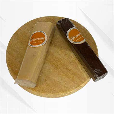 Pujahome Sandalwood (Chandan) Pata Board with Red and White Sandalwood