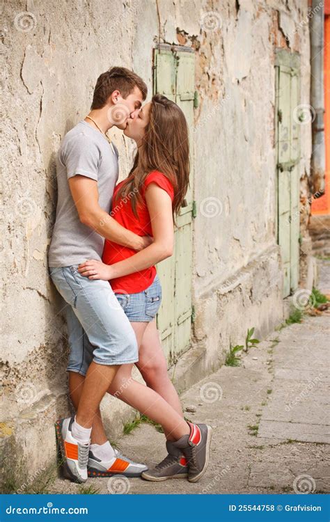 Young Couple Kissing Royalty Free Stock Photos - Image: 25544758