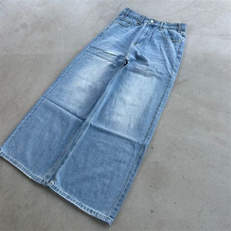Baggy Wide Leg Denim Jeans – Starred