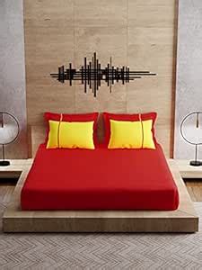 Stoa Paris Bedsheet for King Bed Size, Pure Cotton Bedsheets Sets ...