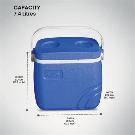 MILTON 7.4 L Plastic Super Chill 8 Ice Pail, 7.4 Litres Ice Bucket ...