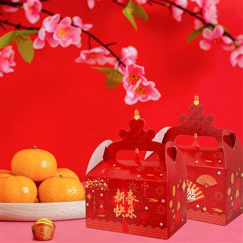 Buy HOWAF12 pcs Chinese New Year Party Favor Boxes, 2023 Year of the ...