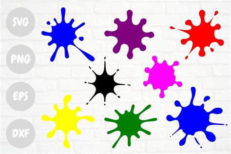 Buy Splatter SVG Bundle Paint Splat Cut File Instant Download Online in ...