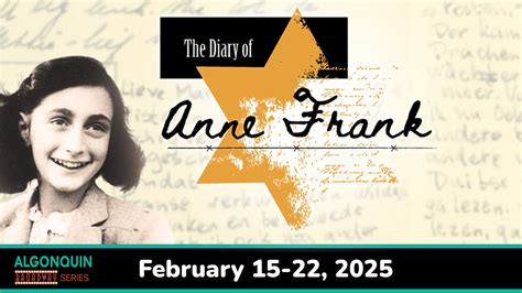 Feb 15 | The Diary of Anne Frank | Monroe, NJ Patch