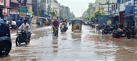 The summer rains in Thiruvarur cooled the heat | திருவாரூரில் பெய்த ...