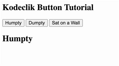 Image result for W3Schools JavaScript Button Click