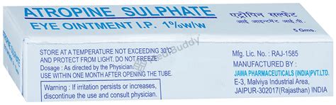 Atropine Eye Ointment: Price, Uses, Side Effects & How to Use - MediBuddy