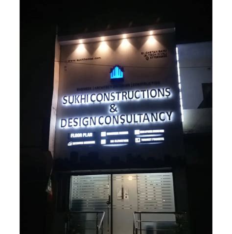 Acrylic LED Sign Board manufacturing in Chhattisgarh, Neon Crystal Sign ...