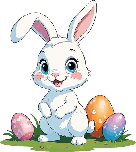 Easter Rabbit Cartoon Clip Art, Rabbit Clipart, Easter Clipart, Art ...