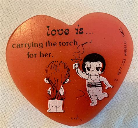 VINTAGE viskelær Love is .. carrying the torch for her. | FINN-torget