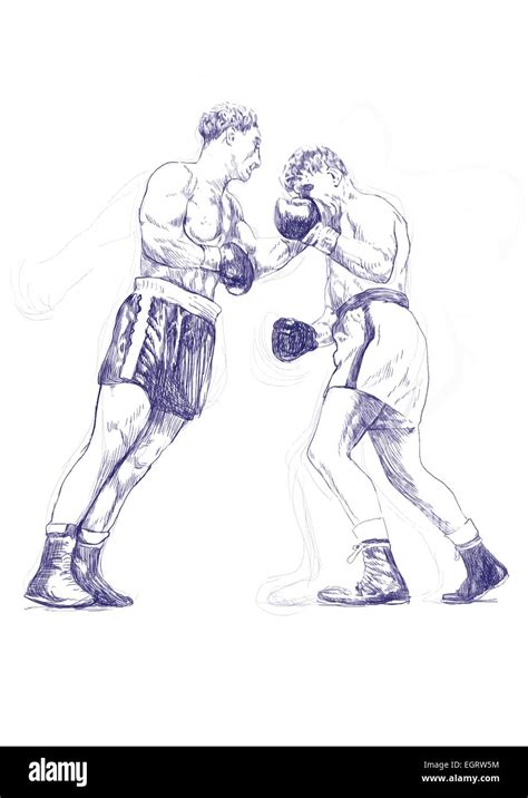 Boxing Match Drawing 的图像结果