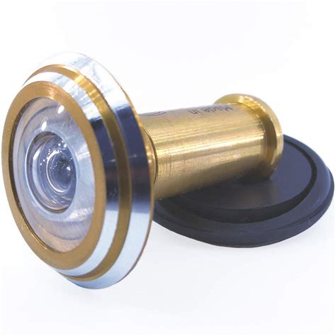 Buy New 200 Degree Peephole Wide Angle Door Viewer (Gold) Online at Low ...
