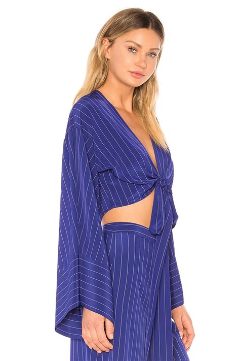 Alexis Efia Top in Blue Stripe | REVOLVE