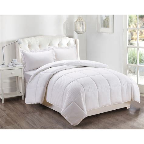 White Down Alternating Comforter, King
