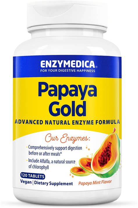 Amazon.com: Enzymedica Papaya Gold, Advanced Digestive Enzymes with ...