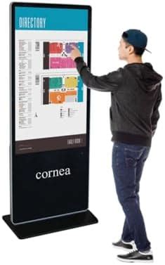 Cornea Digital Standee 65 Inch Touch Screen Kiosk - Floor Stand Digital ...