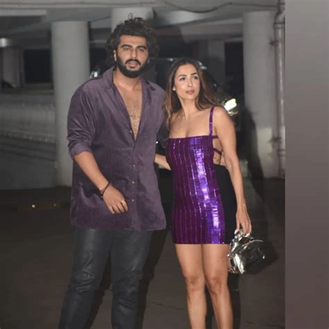Arjun Kapoor & Malaika Arora Twin In Purple Outfits At The Russo ...
