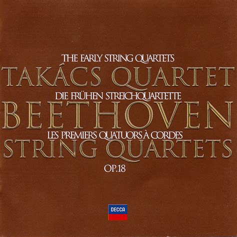 BEETHOVEN 6 String Quartets, op.18 Takács Quartet - Videos