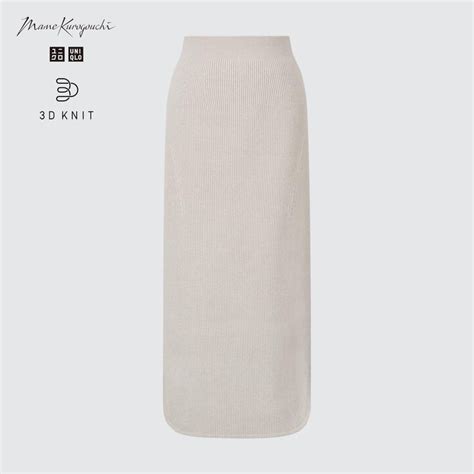 Uniqlo 3d Knit Seamless Soufflé Yarn Ribbed Skirt Sale India - Uniqlo ...