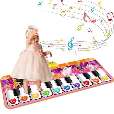 Buy Toyk Kids Musical Piano Mats,47.24X15.75 Inch Soft Baby Early ...